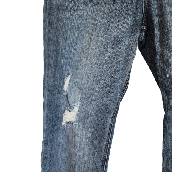 Kut From The Kloth Distressed Catherine Boyfriend Cuffed Crop Jean - Picture 4 of 9